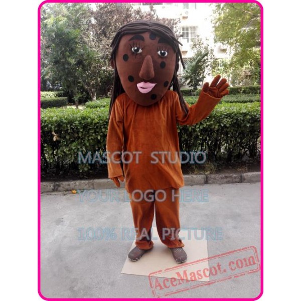 Silk Woman Mascot Costume