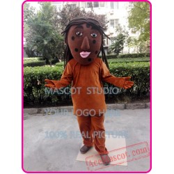 Silk Woman Mascot Costume