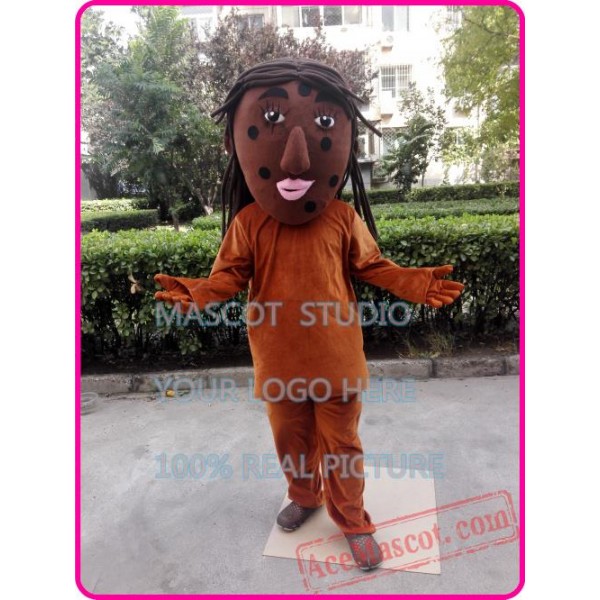 Silk Woman Mascot Costume