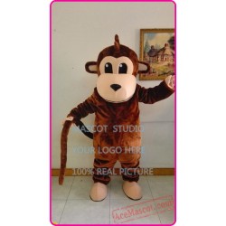 Monkey Mascot Costume Cartoon Character