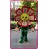 Red Flower Sunflower Mascot Costume