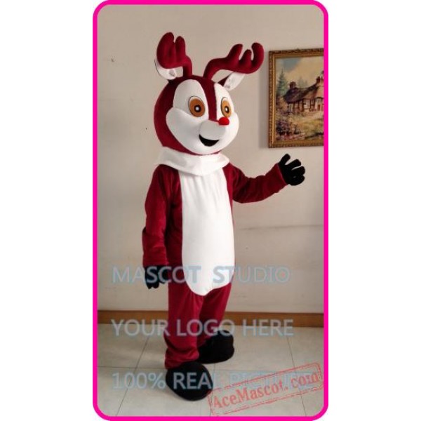 Reindeer Moose Deer Mascot Costume