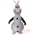 Olaf Snowman Mascot Costume Adult