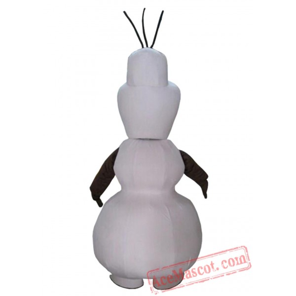 Olaf Snowman Mascot Costume Adult