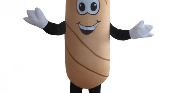 Hot Dog Mascot Costume