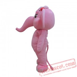 Pink Elephant Character Mascot Costume Cosplay Outfits