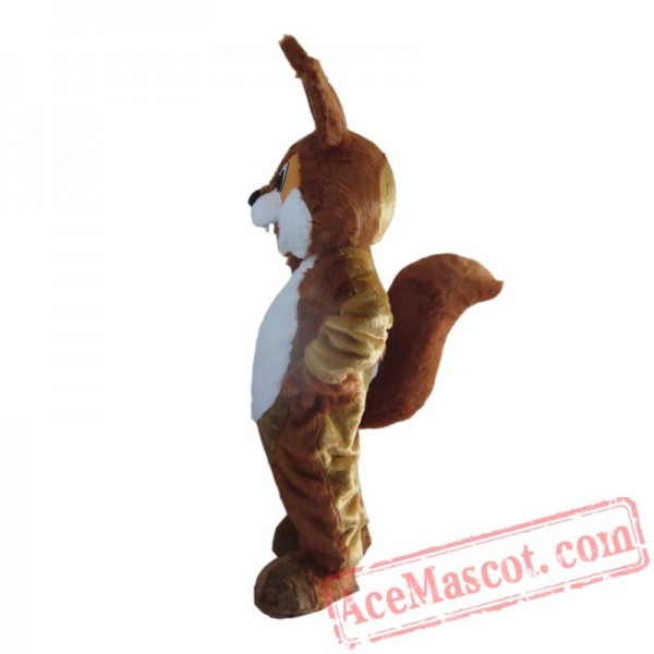 Brown Squirrel Mascot Costume Adult Cartoon Cosplay Costume