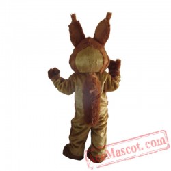 Brown Squirrel Mascot Costume Adult Cartoon Cosplay Costume