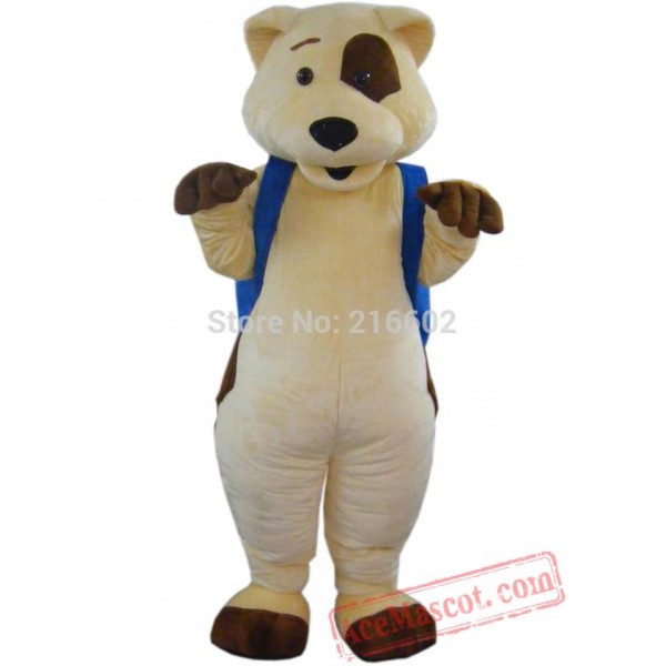 Brown Dog Mascot Costume