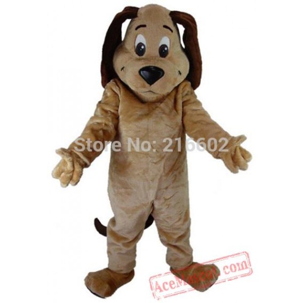 Brown Dog Mascot Costume