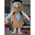 Soft Brown Savage Plush Adult Mascot Costume