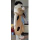 Soft Brown Savage Plush Adult Mascot Costume