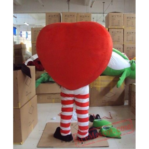 Love-Heart Adult Mascot Costume for Festival/Valentine'S Day