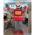 Red Robot Mascot Costume