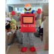 Red Robot Mascot Costume