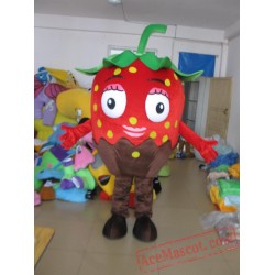 Red Strawberry Mascot Costume