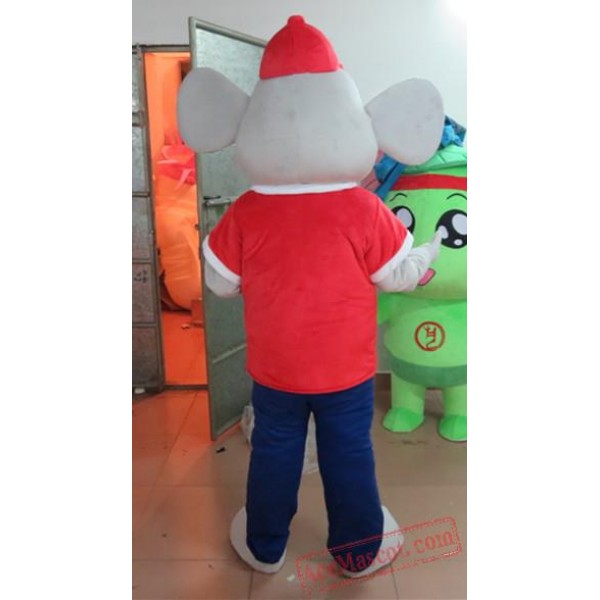 Brown Mouse Mascot Costume