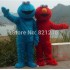 Red Elmo Blue Cookie Monster Mascot Costume