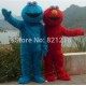 Red Elmo Blue Cookie Monster Mascot Costume