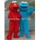 Red Elmo Blue Cookie Monster Mascot Costume