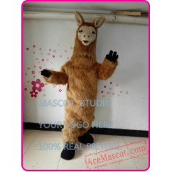 Llama Mascot Costume Cartoon Character Costume