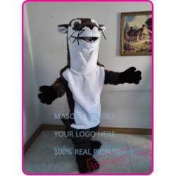 Realistic Otter Mascot Costume Beaver Costume