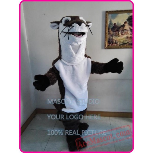 Realistic Otter Mascot Costume Beaver Costume