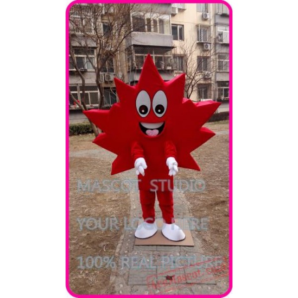 Maple Leaf Mascot Costume