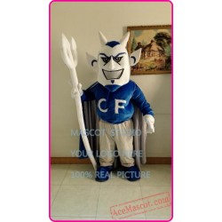 Halloween Blue Devil Mascot Costume