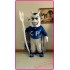 Halloween Blue Devil Mascot Costume