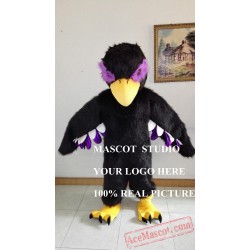 Purple Eye Eagle Mascot Hawk Falcon Mascot Costume