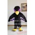 Purple Eye Eagle Mascot Hawk Falcon Mascot Costume