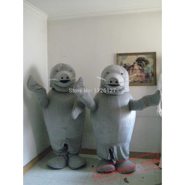 Manatee Sea Cow Mascot Costume