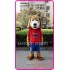 Red Dog Mascot Costume