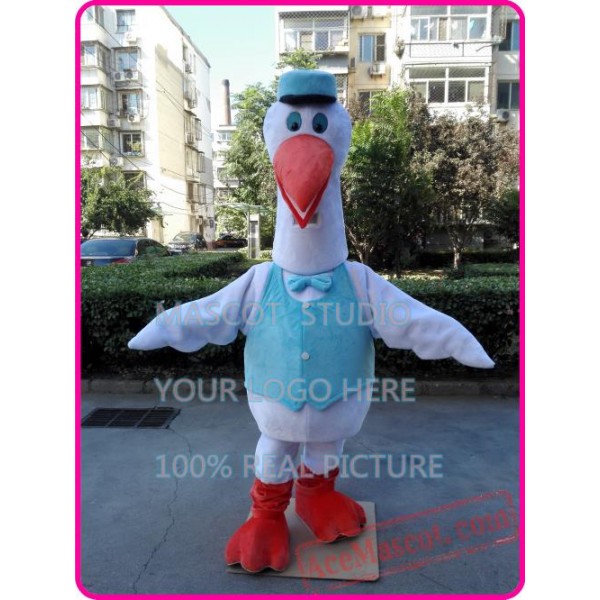 Stork Mascot Costume