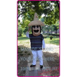 Mexican Mexico Man Indian Mascot Costume