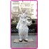 Plush White Goat Sheep Ram Mascot Costume