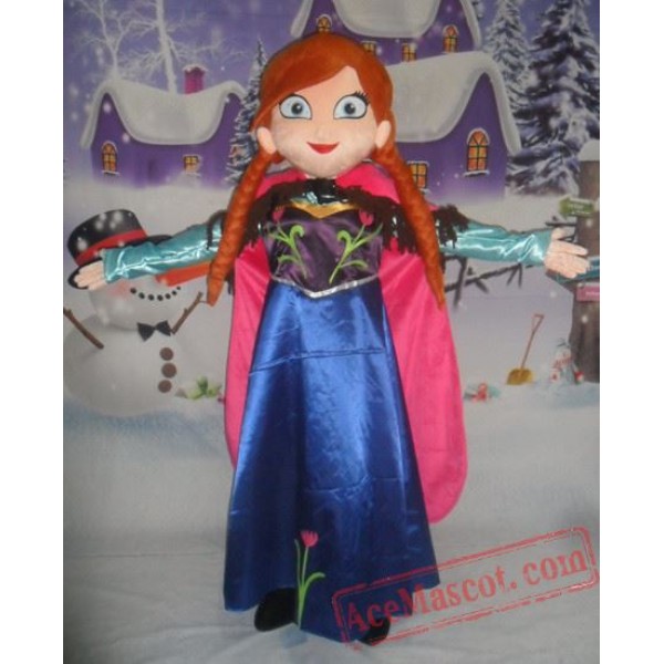 Giant Anna Frozen Mascot Costume