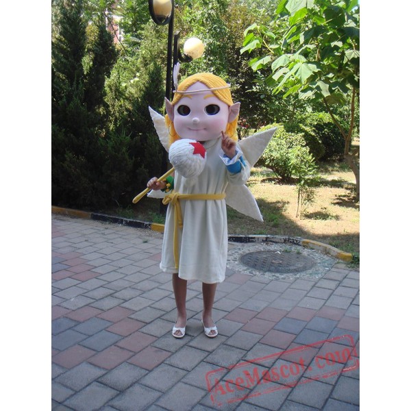 Cartoon Angel Girl Mascot Costume