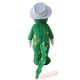 Green Dorothy Dinosaur Mascot Costume