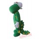 Green Dorothy Dinosaur Mascot Costume