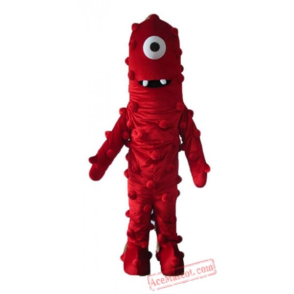 Funny Adult Yo Gabba Gabba Muno Mascot Costume
