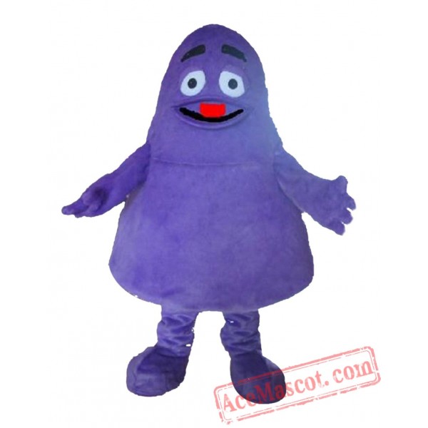 Grimace Purple Monster Mascot Costume