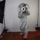 Black and White Dalmatian Dog Mascot Costume