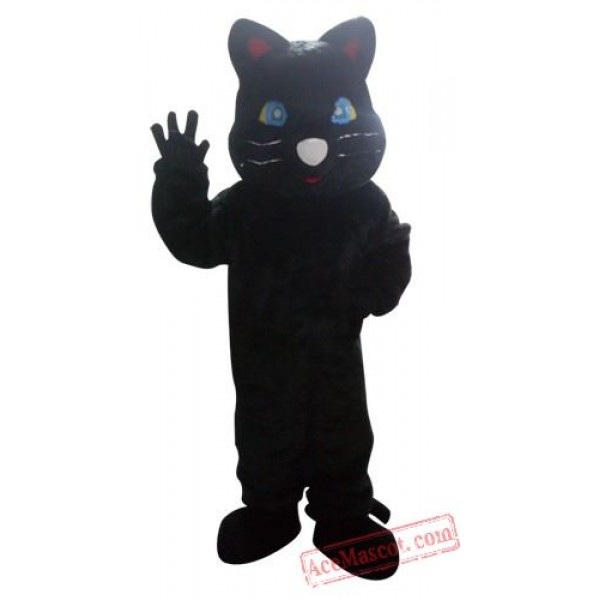 Black Cat Mascot Costume