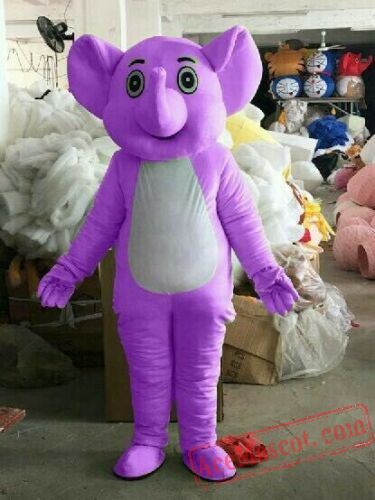 Penny Elephant Mascot Costume, Elephant Mascot Costume