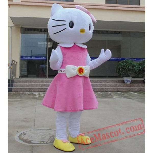 Cat Mascot Hello Kitty Mascot Costume